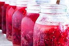 Making Raspberry Cordial - Adding Sugar